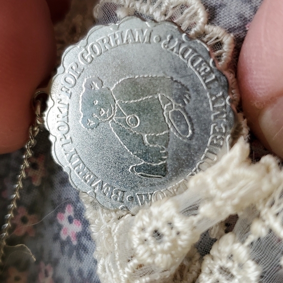 Gorham mohair teddies 1986 Vintage Beverly Port 10 inches - Picture 10 of 11